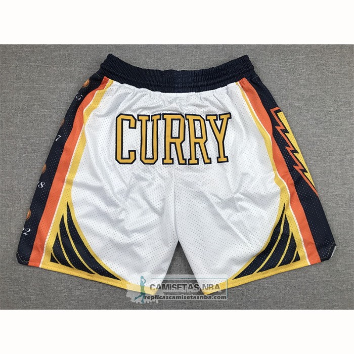 Pantalone Golden State Warriors Stephen Curry 2022 NBA Finals Blanco